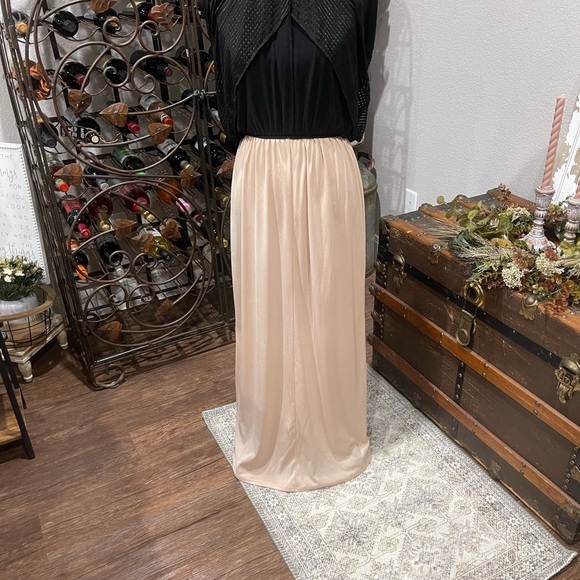 Apt. 9 Black Sheer Maxi Dress - Picture 4 of 11